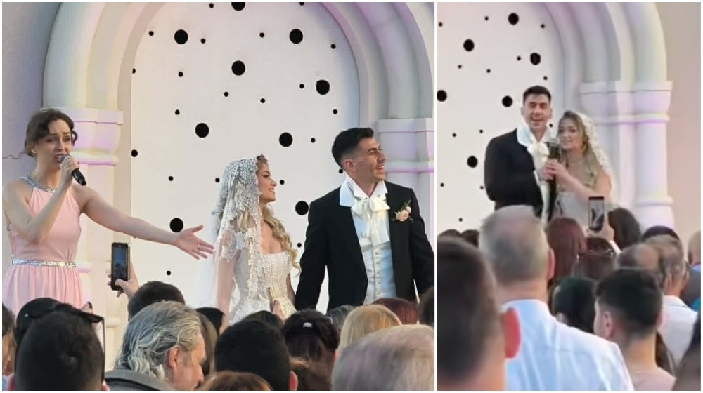 Φειδίας - Στυλιάνα: Άρχισε ξέφρενο γαμήλιο party έξω από την εκκλησία [βίντεο]