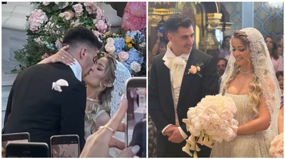 Just married: Ο Φειδίας και η Στυλιάνα ανέβηκαν τα σκαλιά της εκκλησίας [εικόνες]