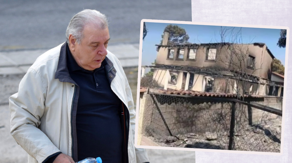 Τάσος Χαλκιάς: Κάηκε το σπίτι του – Τα πρώτα του λόγια συγκινούν 