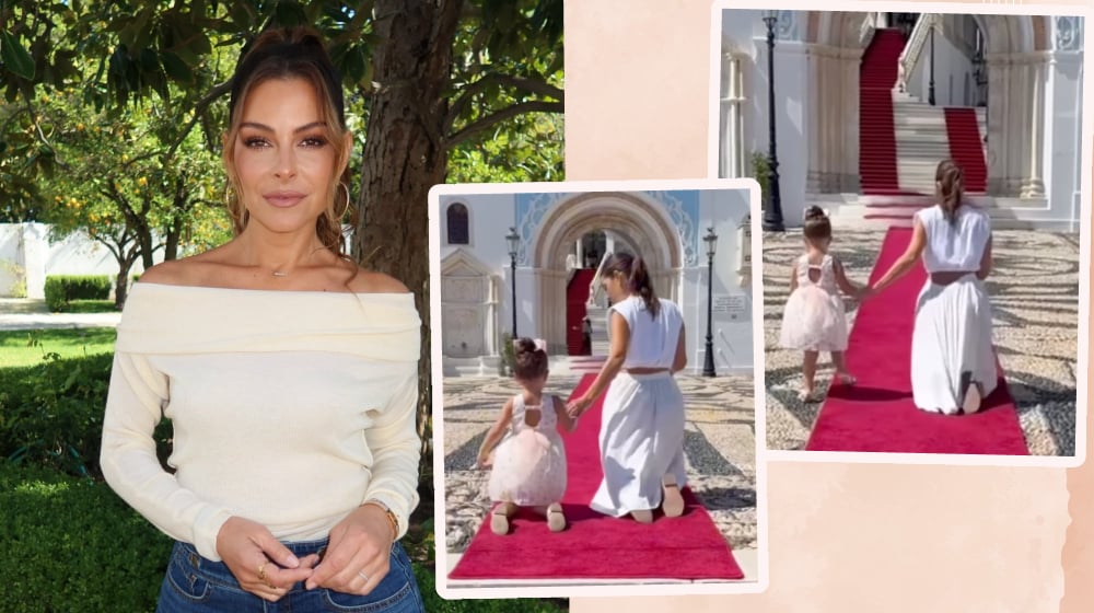 Maria Menounos: Ανέβηκε γονατιστή στην Παναγία της Τήνου με την κόρη της [βίντεο]