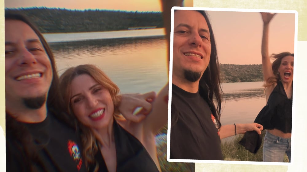 Ευρυδίκη - Μπομπ Κατσιώνης: Καλοκαιρινές στιγμές με φόντο τα μαγευτικά χρώματα του ουρανού [εικόνες]
