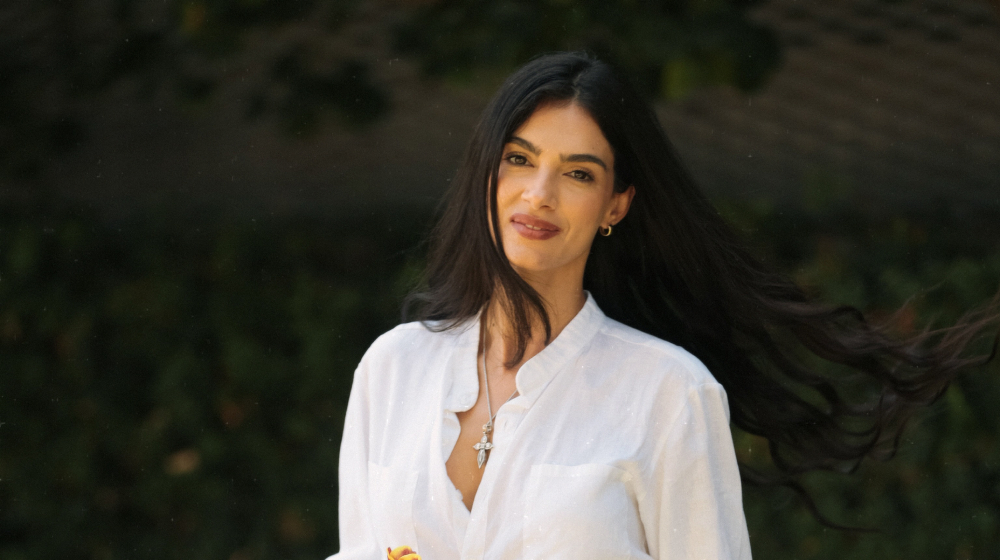 Άντρεα Κυριάκου: Φόρεσε το πιο ιδιαίτερο denim co-ord 