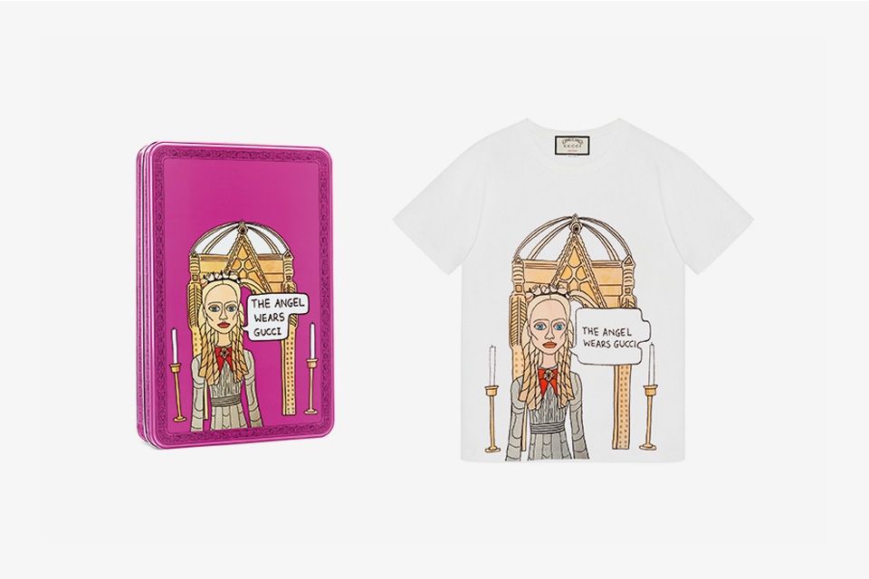 Cool t-shirts από τον οίκο Gucci σε συνεργασία με την illustrator Angelica  Hicks | Ι LOVE STYLE