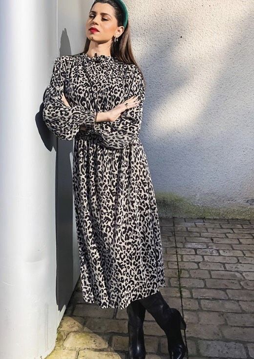 Το animal print φόρεμα της Κλέλια Γιασεμίδου κοστίζει 29.95 ευρώ | Ι LOVE  STYLE