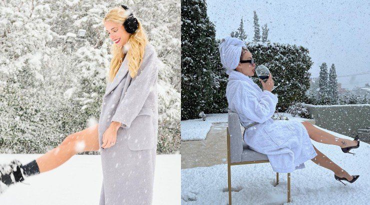 Επώνυμες Ελληνίδες που βγήκαν στα χιόνια φορώντας πολύ λίγα! [εικόνες] | Ι  LOVE STYLE