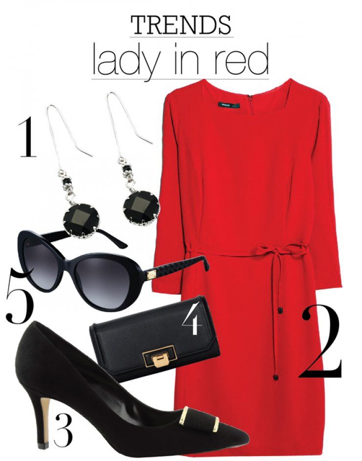 Lady in red | Ι LOVE STYLE