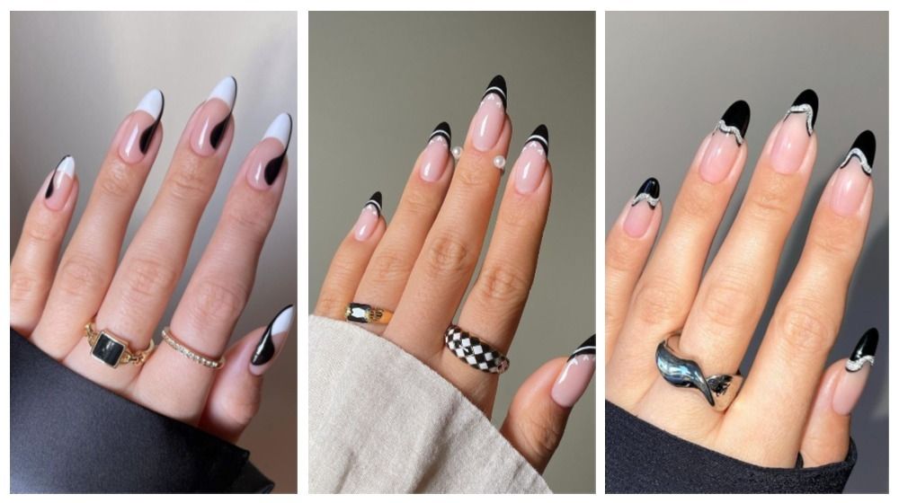 Black and white nails: Η πιο κομψή αντίθεση, στα νύχια σου | Ι LOVE STYLE